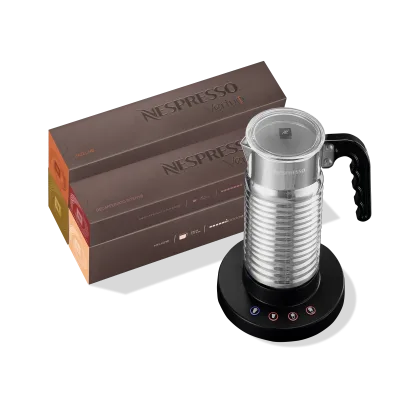 Aeroccino4 &amp; Vertuo Coffees Assortment capsule