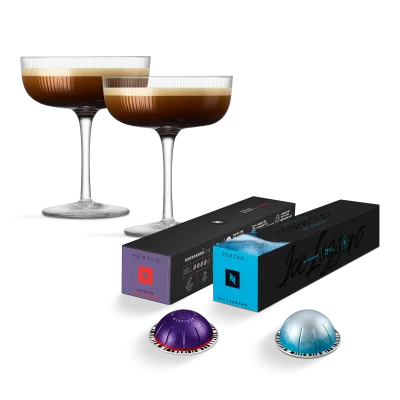 Affogato Martini set - Vertuo capsule
