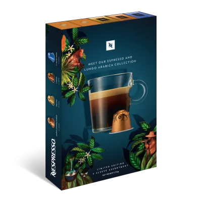 Espresso and Lungo Arabica Collection capsule