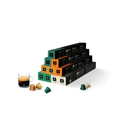 Assortiment Cafés Petit Déjeuner 100 capsule