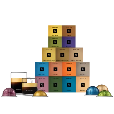 Assortiment Découverte café 150 capsules Vertuo capsule