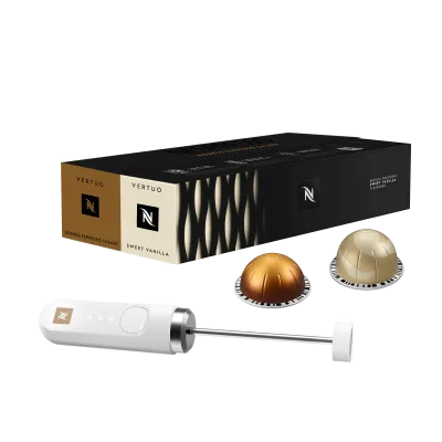 Assortiment mousseur et 2 cafés glacés capsule