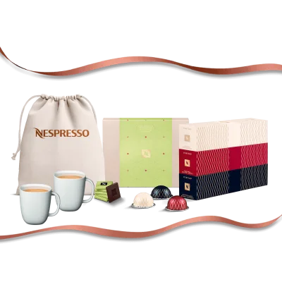 Cápsula Festive Gift Pack Vertuo with Lume Coffee Mug &amp; Chocolate