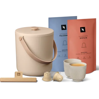 Nespresso Home compostable Coffee Kit capsule