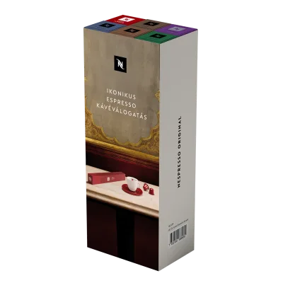 Iconic espresso coffee selection capsule