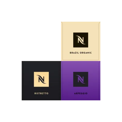Cápsula Kit 30 cafés (Arpeggio, Ristretto e Brazil Organic)