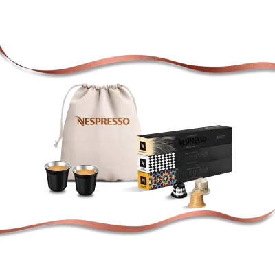 Assorted Gift Pack with Pixie Paris Espresso Cups capsule