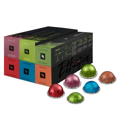 Master Origin 6 Sleeve Coffee Assortment capsule