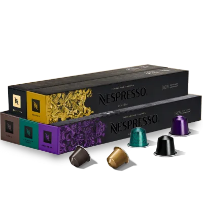 Nespresso Essentials 5-Sleeve Assortment capsule