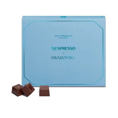 Nespresso x Swarovski Milk Chocolate Cubes capsule