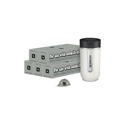 Kapsel Oatly Vertuo & Travel Tumbler Vanilla Ice Set