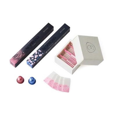 Original Ameya Eitaro Milk x Strawberry &amp; Coffee Pairing Set capsule