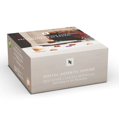 Pack 100 capsules Vertuo with coffees preferred by Romanians capsule