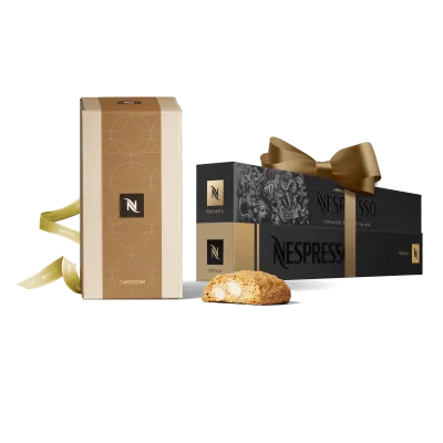 Ristretto & Volluto + Cantuccini Gift Pack capsule