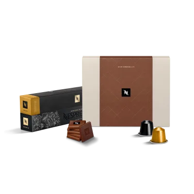 Capsule Ristretto &amp; Volluto + Milk Chocolate Gift Pack