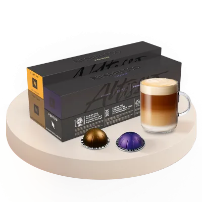Short coffee assortment capsule