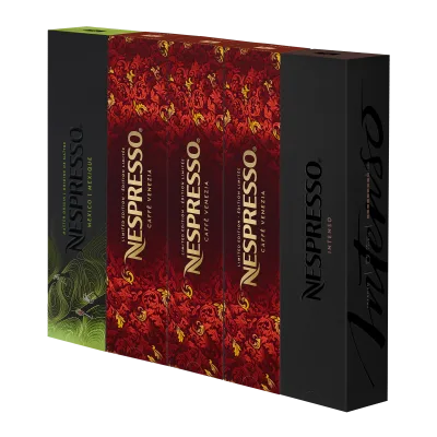 Vertuo Coffee Houses Mug 5 Sleeve Assortment capsule