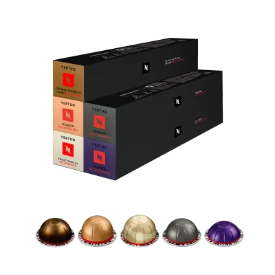 Vertuo Complete Decaffeinated Coffee Kit capsule
