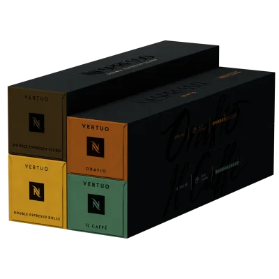 Kapsel Vertuo Espresso and Double Espresso coffee selection