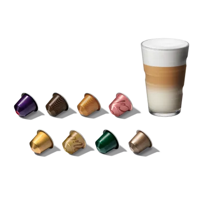 For Milk Coffee Lovers 8-Sleeve Assortment capsule