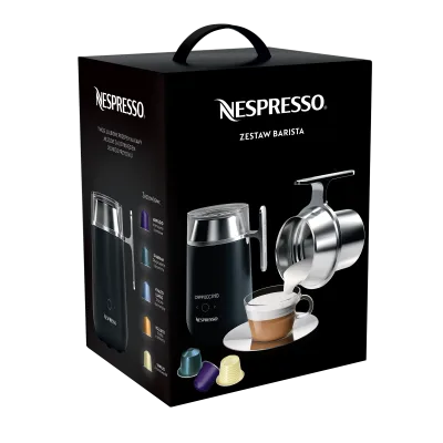 Barista and 50 coffees set capsule